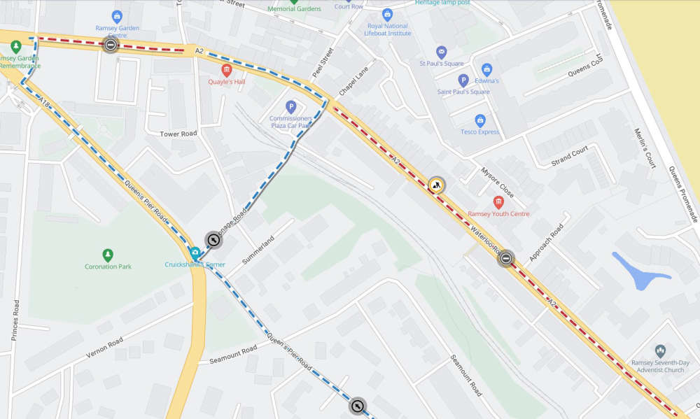 Key Ramsey roads to shut for over a week