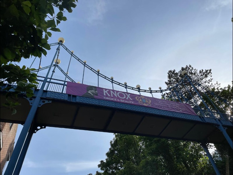 Manx Museum footbridge shut this afterno