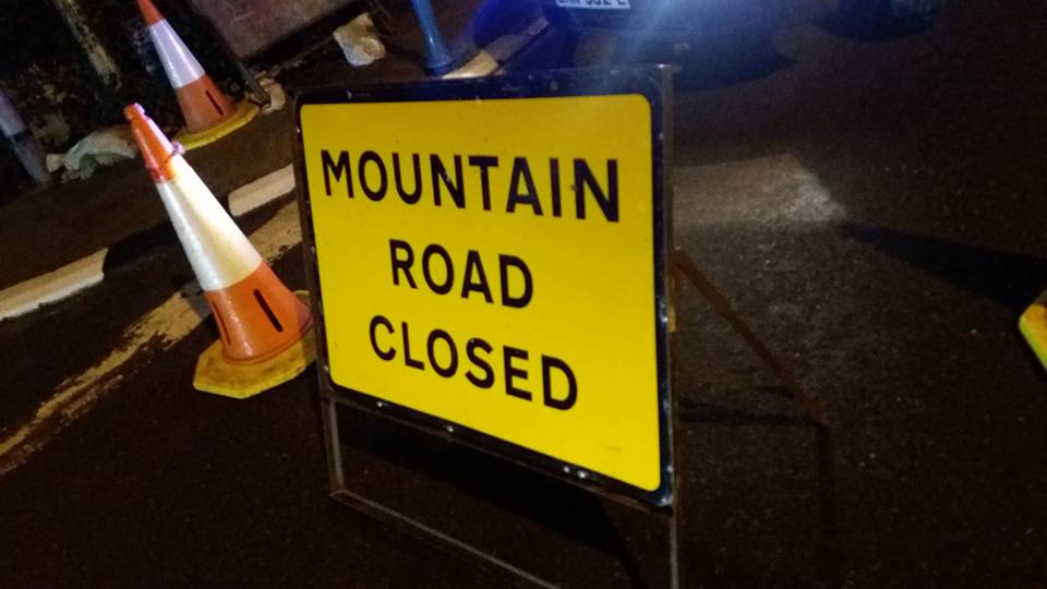 Mountain Road shut until Saturday