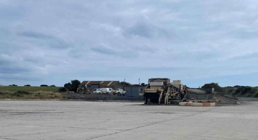 Plans to process waste asphalt for round