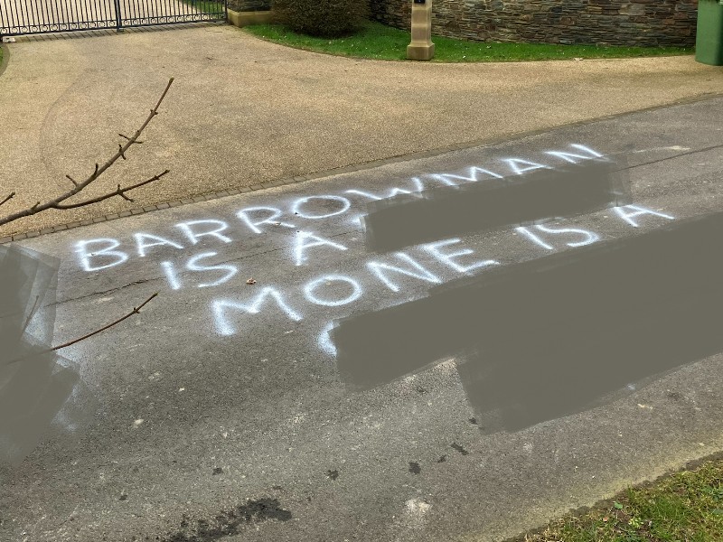 Police investigating graffiti targeting 