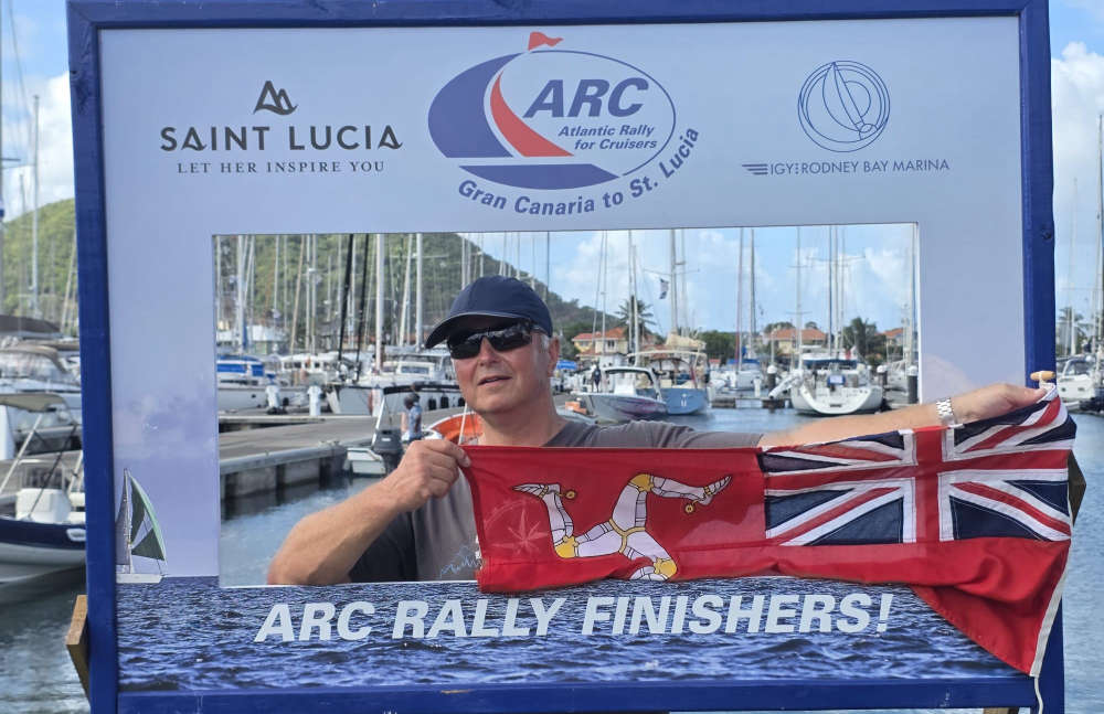 Ramsey harbour keeper completes 3,000-Mi