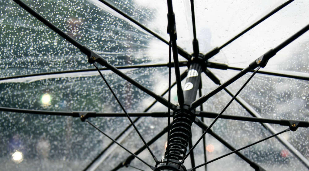 Weather warning for heavy rain today